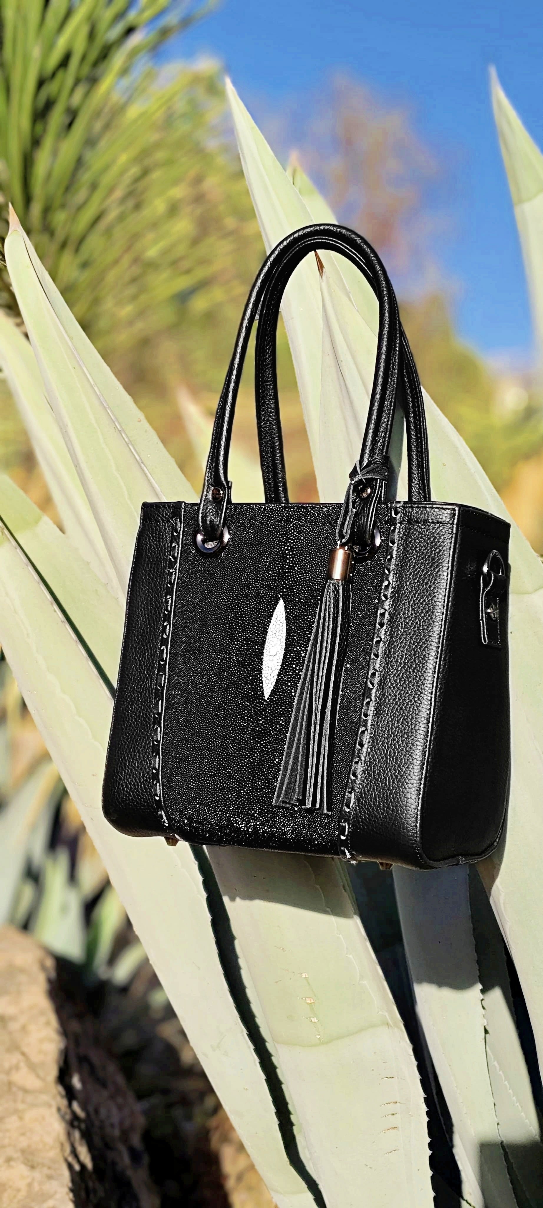 Bolso De Mantarraya Modelo Heidi
