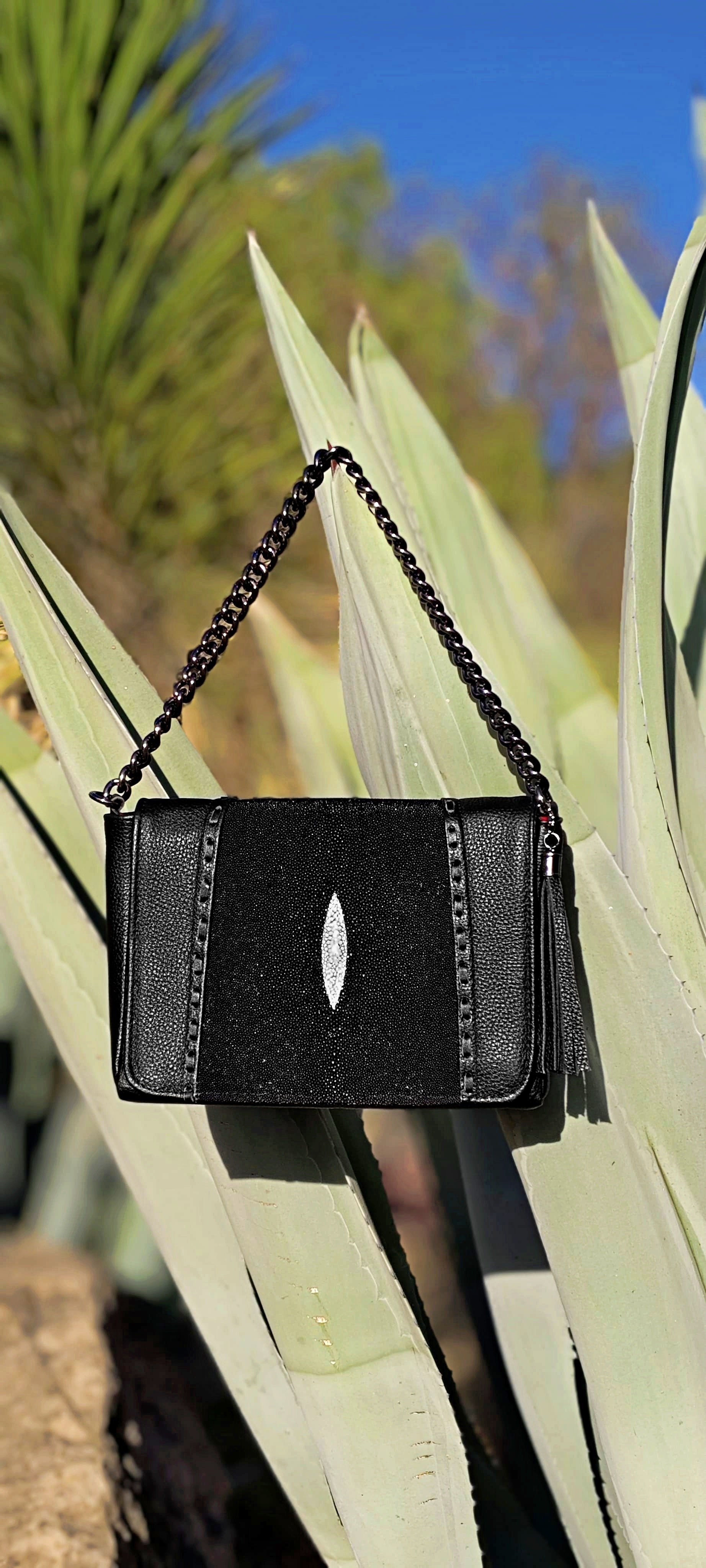 Bolso De Mantarraya Modelo Lili