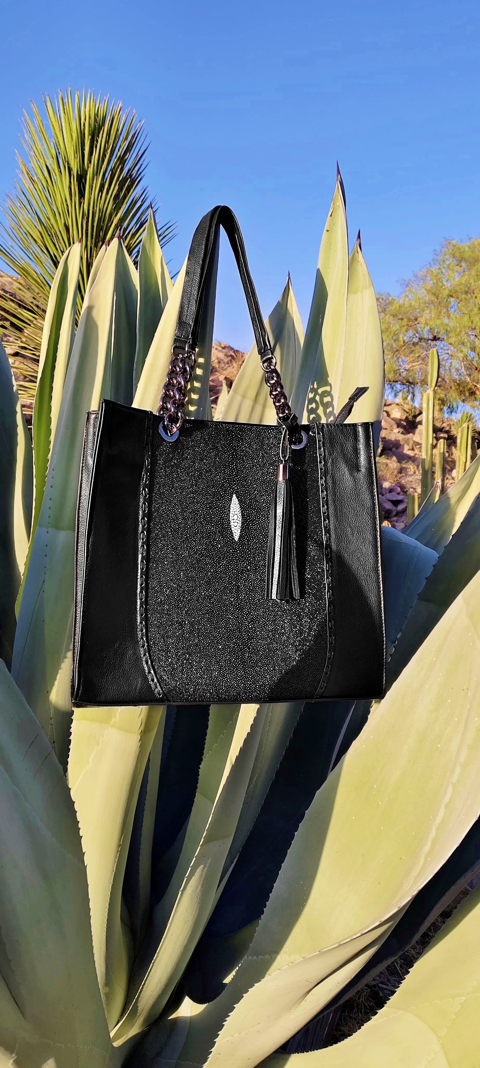 Bolso De Mantarraya Modelo Martina
