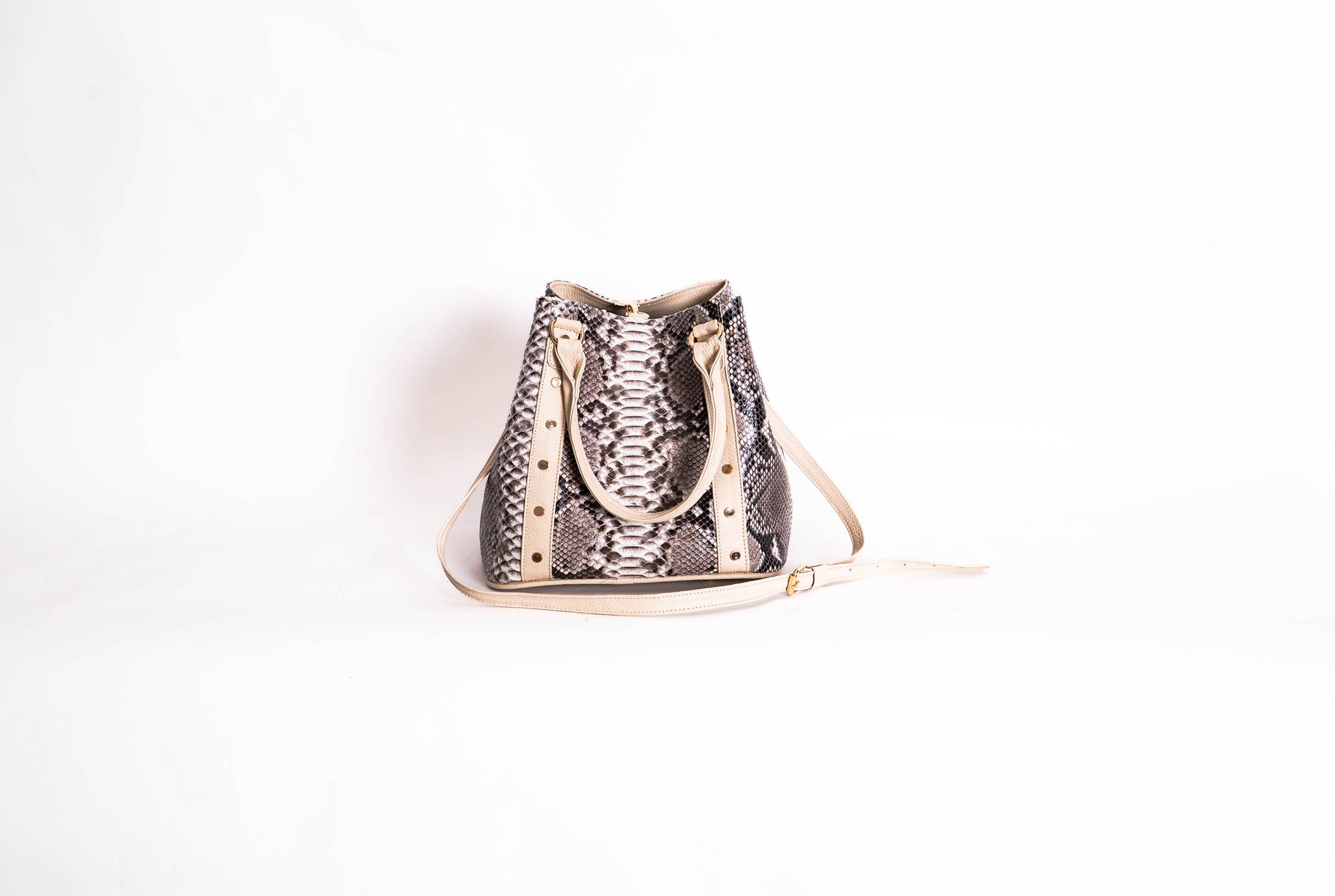 Bolso De Pitón Modelo Sofia