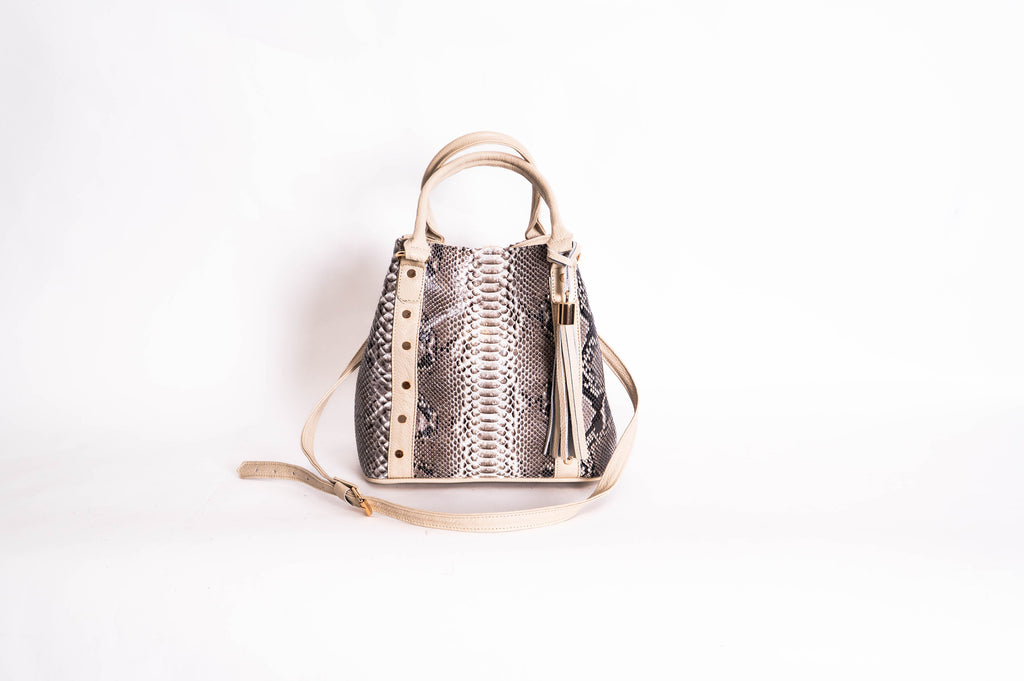 Bolso De Pitón Modelo Sofia