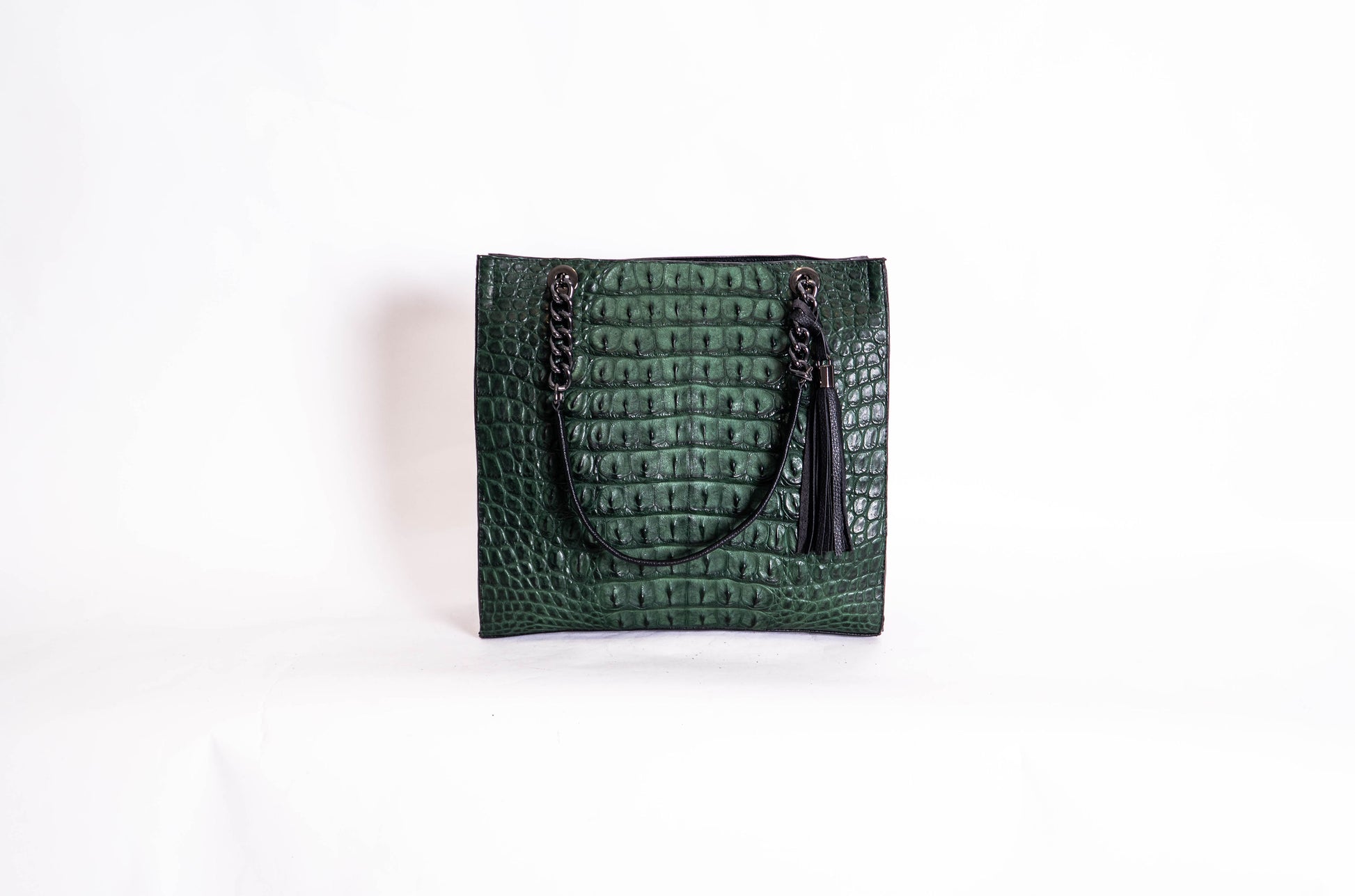 Bolso De Cocodrilo Modelo Martina