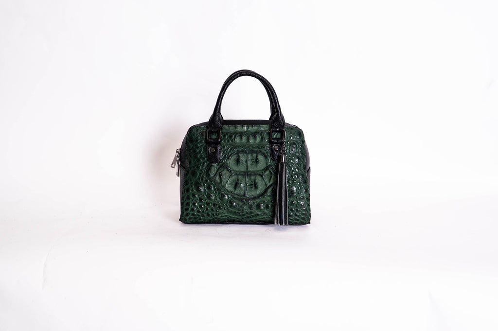 Bolso De Cococdrilo Modelo Carolina