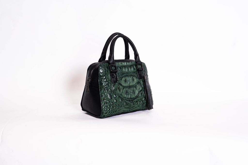 Bolso De Cococdrilo Modelo Carolina