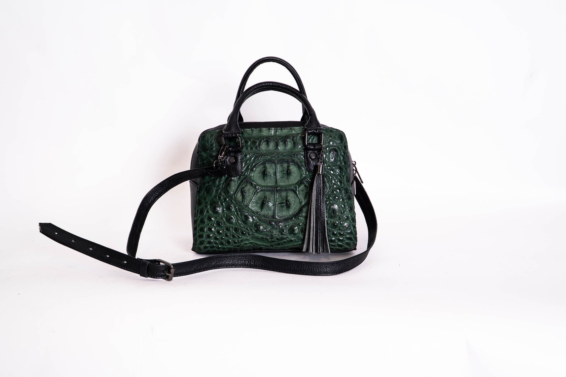 Bolso De Cococdrilo Modelo Carolina