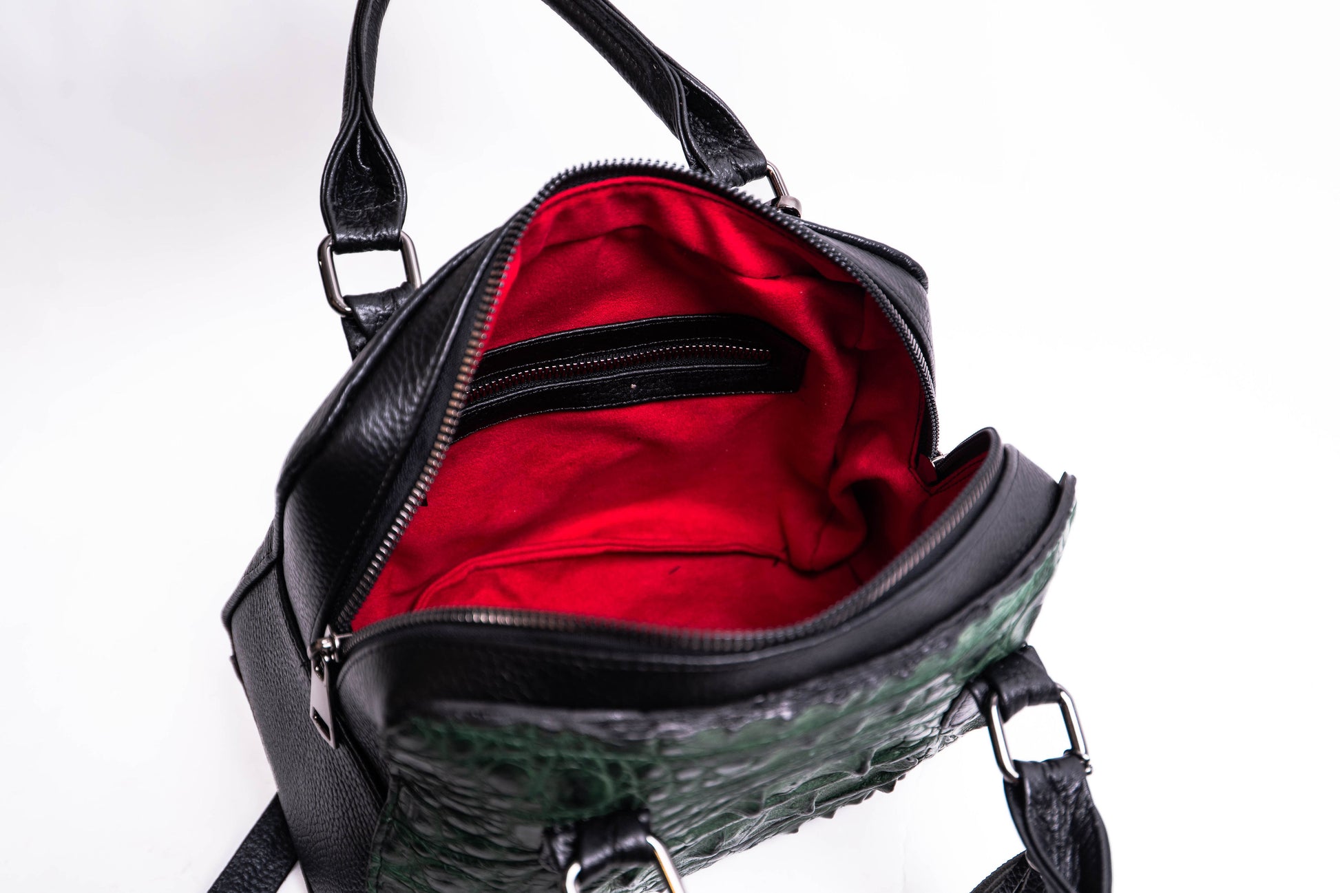 Bolso De Cococdrilo Modelo Carolina