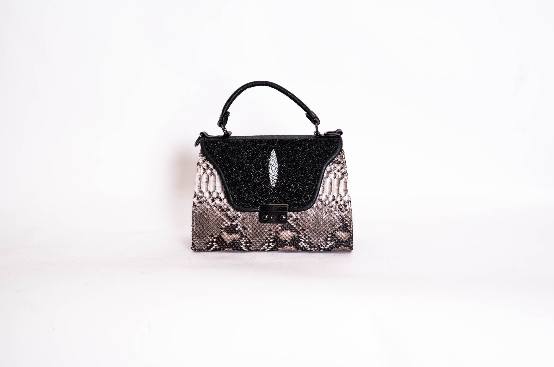 Bolso Modelo Fatima Mantarraya/Pitón