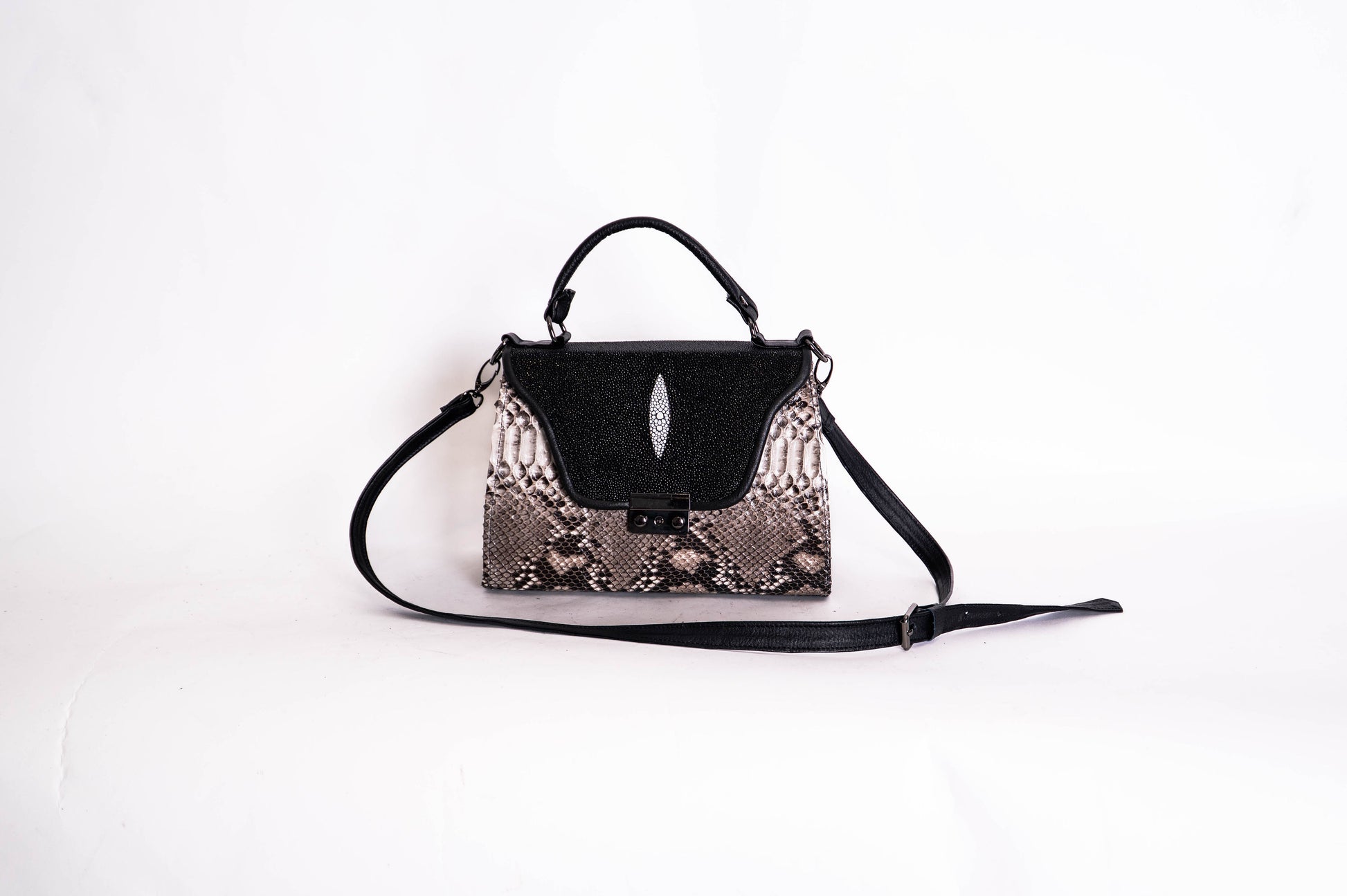 Bolso Modelo Fatima Mantarraya/Pitón