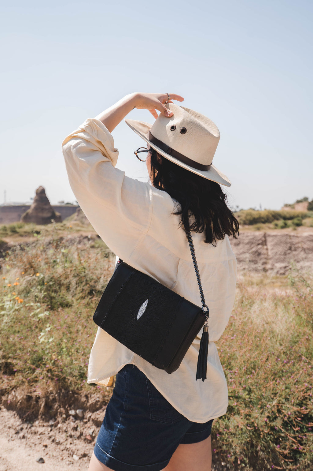 Bolso De Mantarraya Modelo Lili
