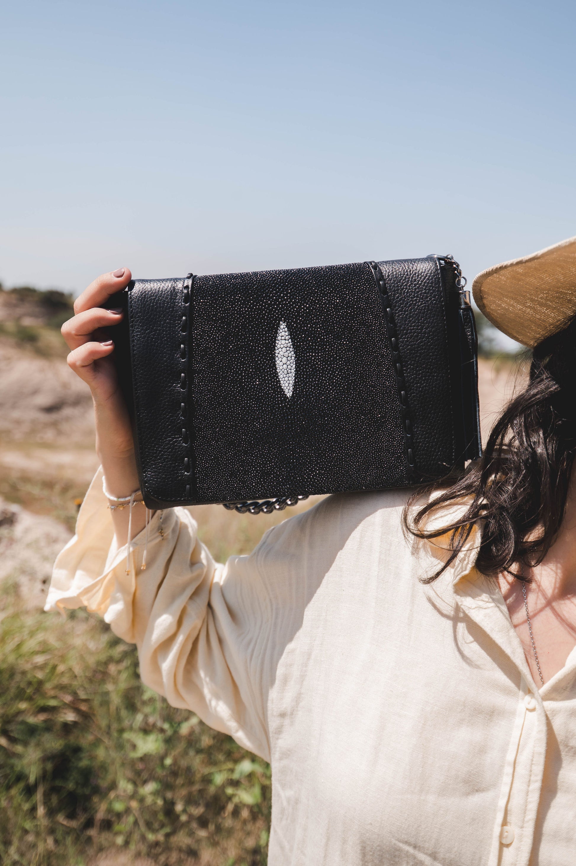 Bolso De Mantarraya Modelo Lili