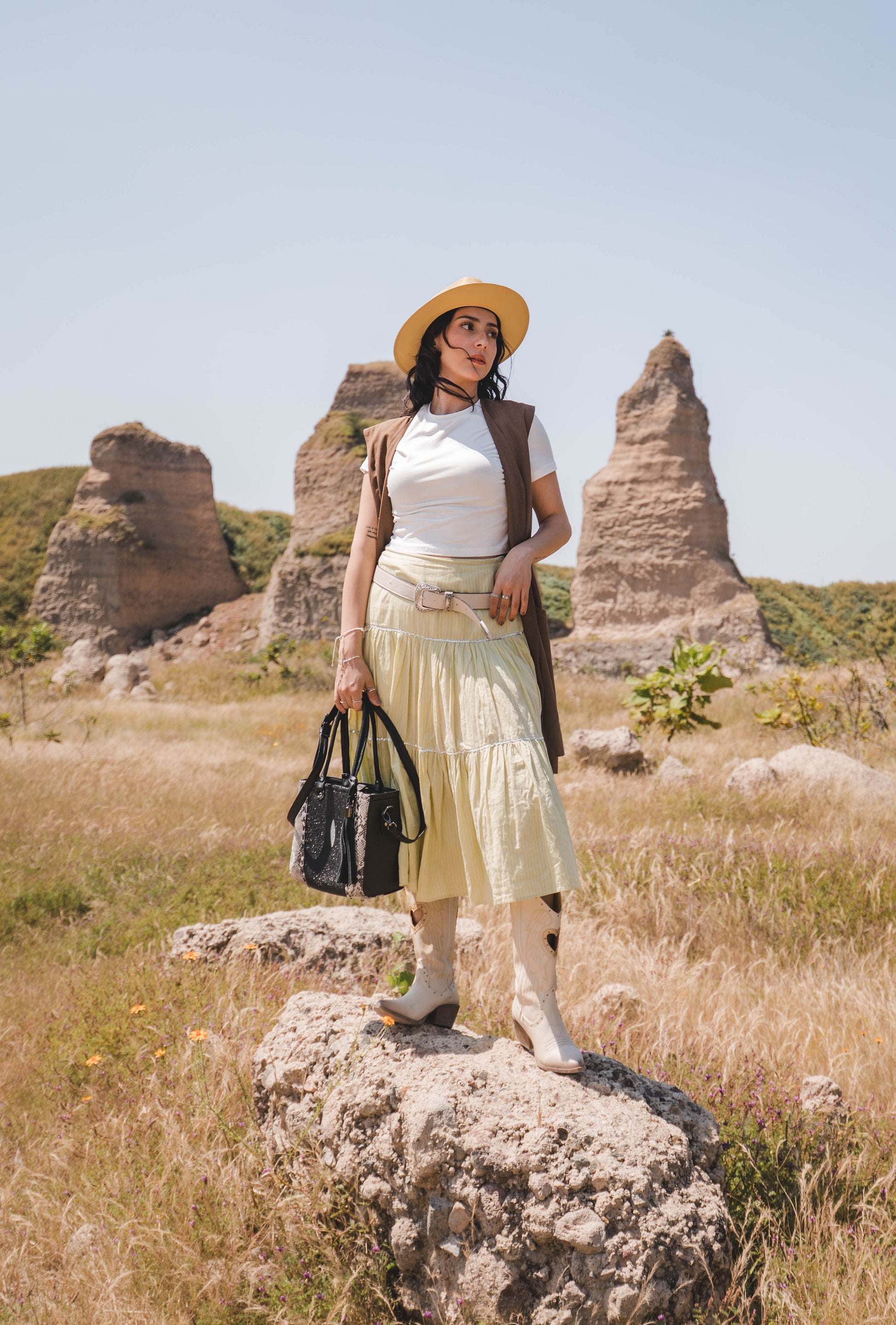 Bolso Modelo Heidi Mantarraya/Pitón