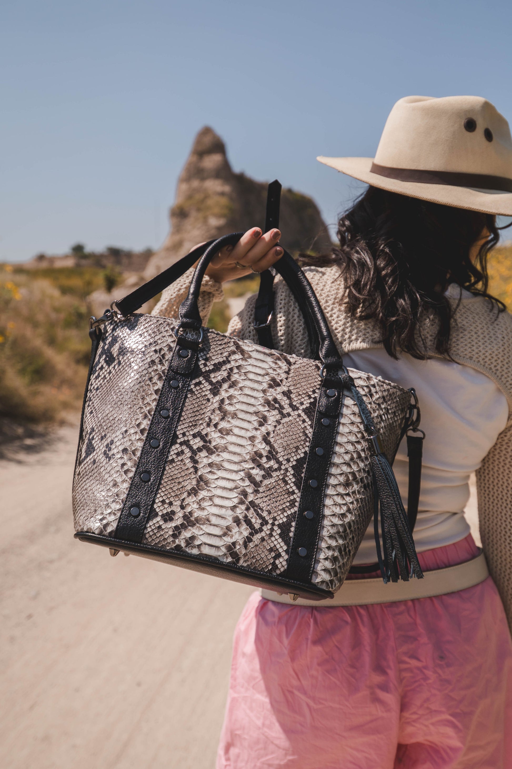 Bolso Pitón  Modelo Sofia