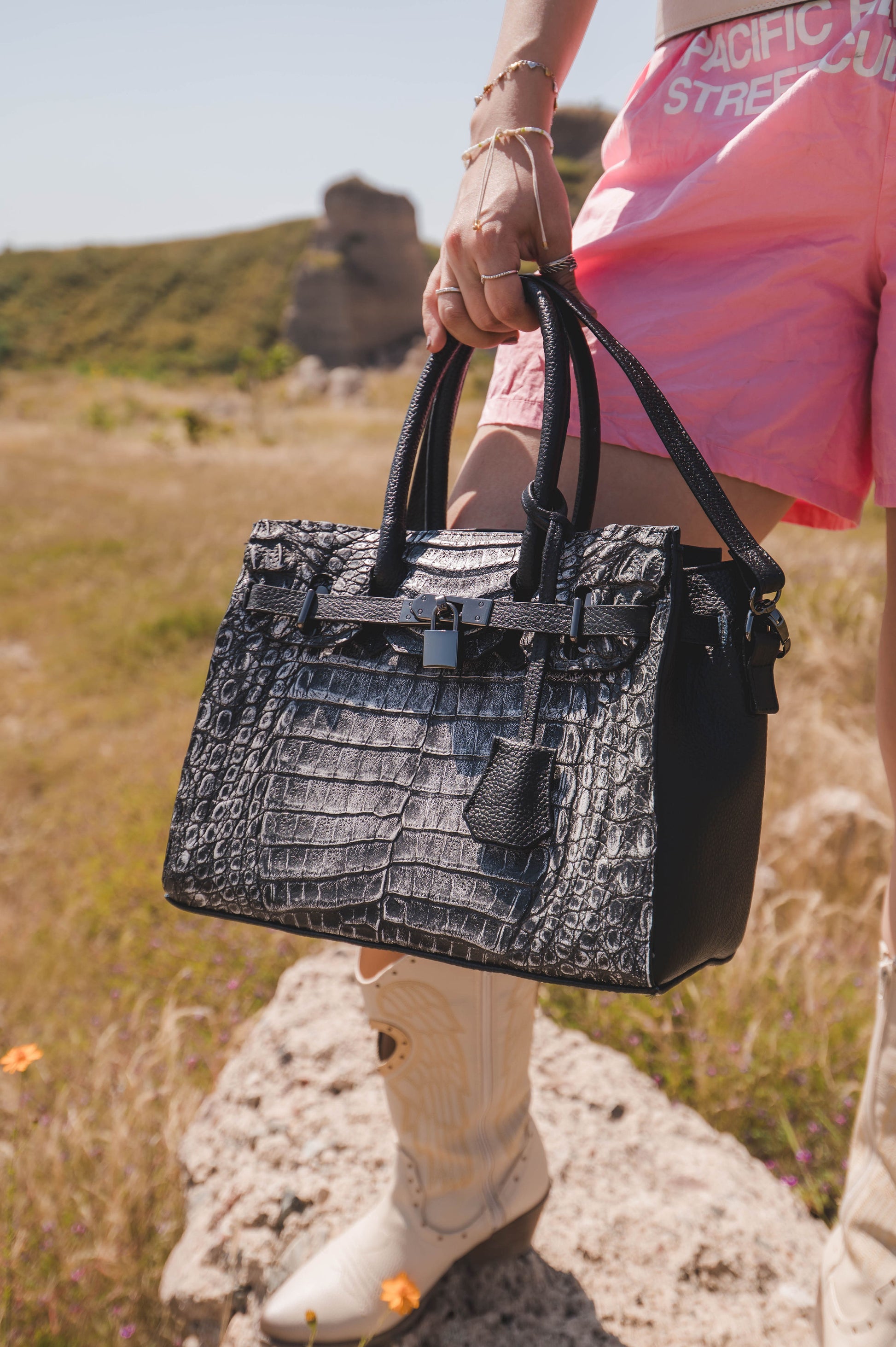 Bolso Victoria Cocodrilo