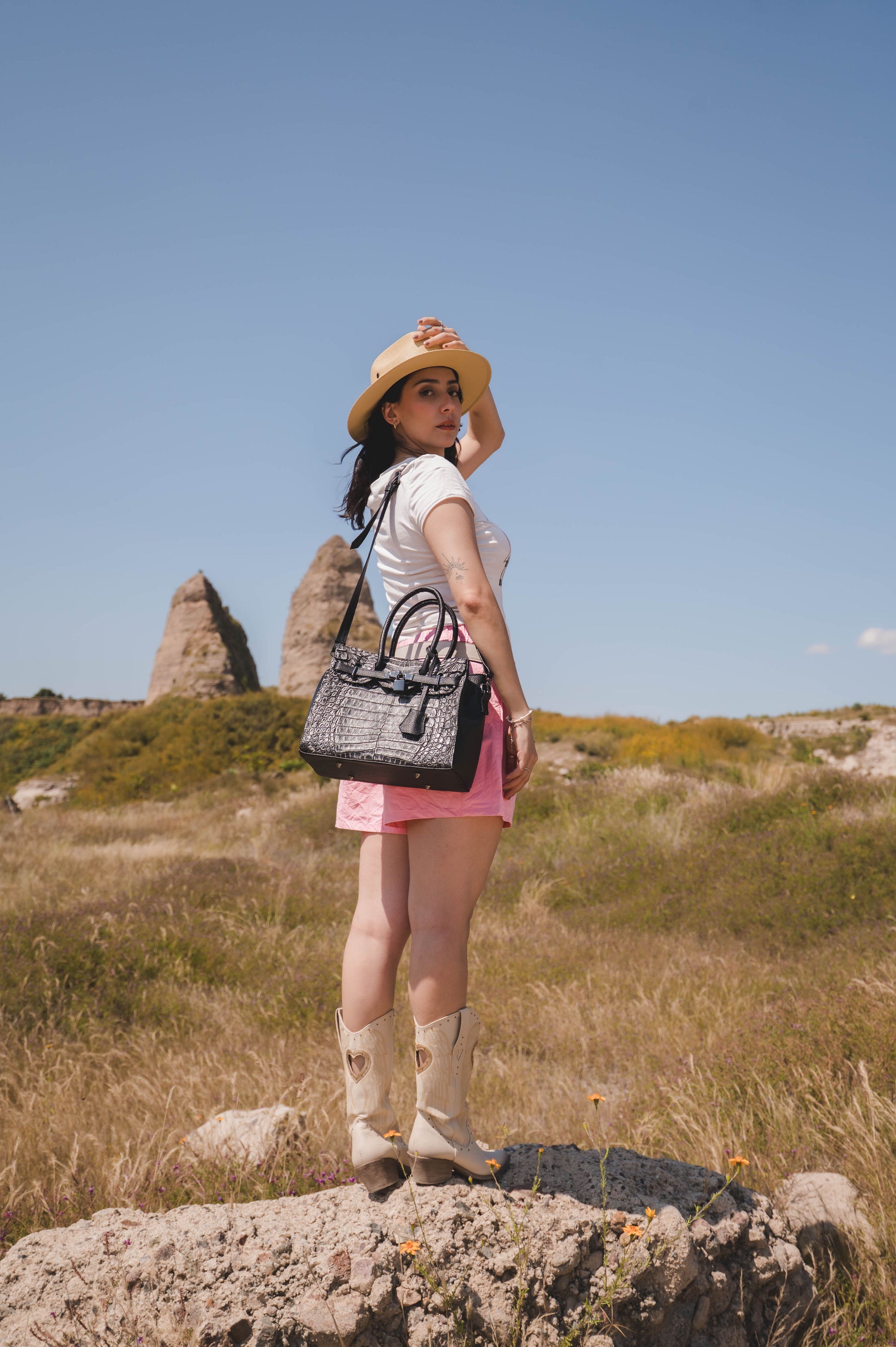 Bolso Victoria Cocodrilo