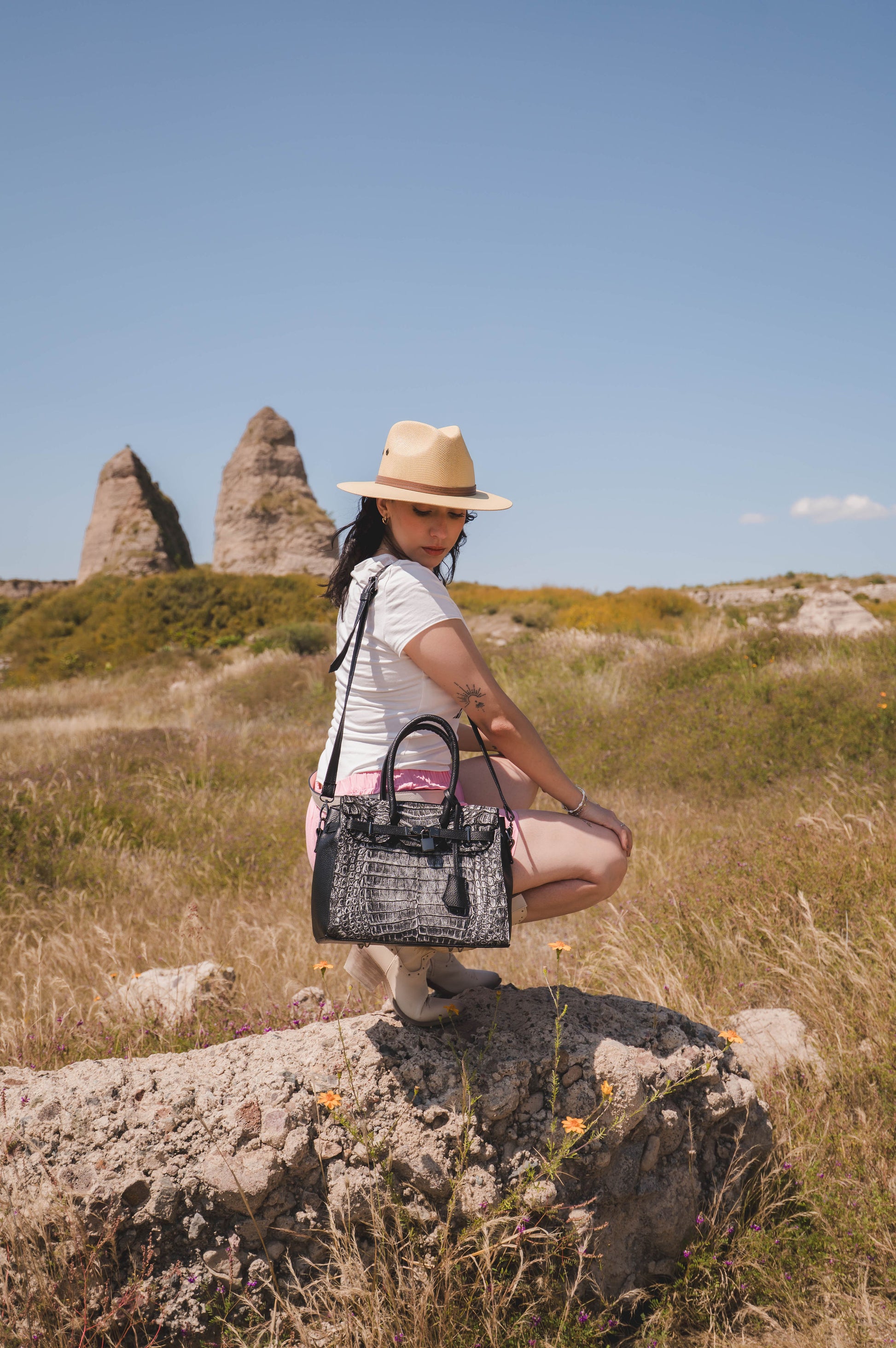 Bolso Victoria Cocodrilo