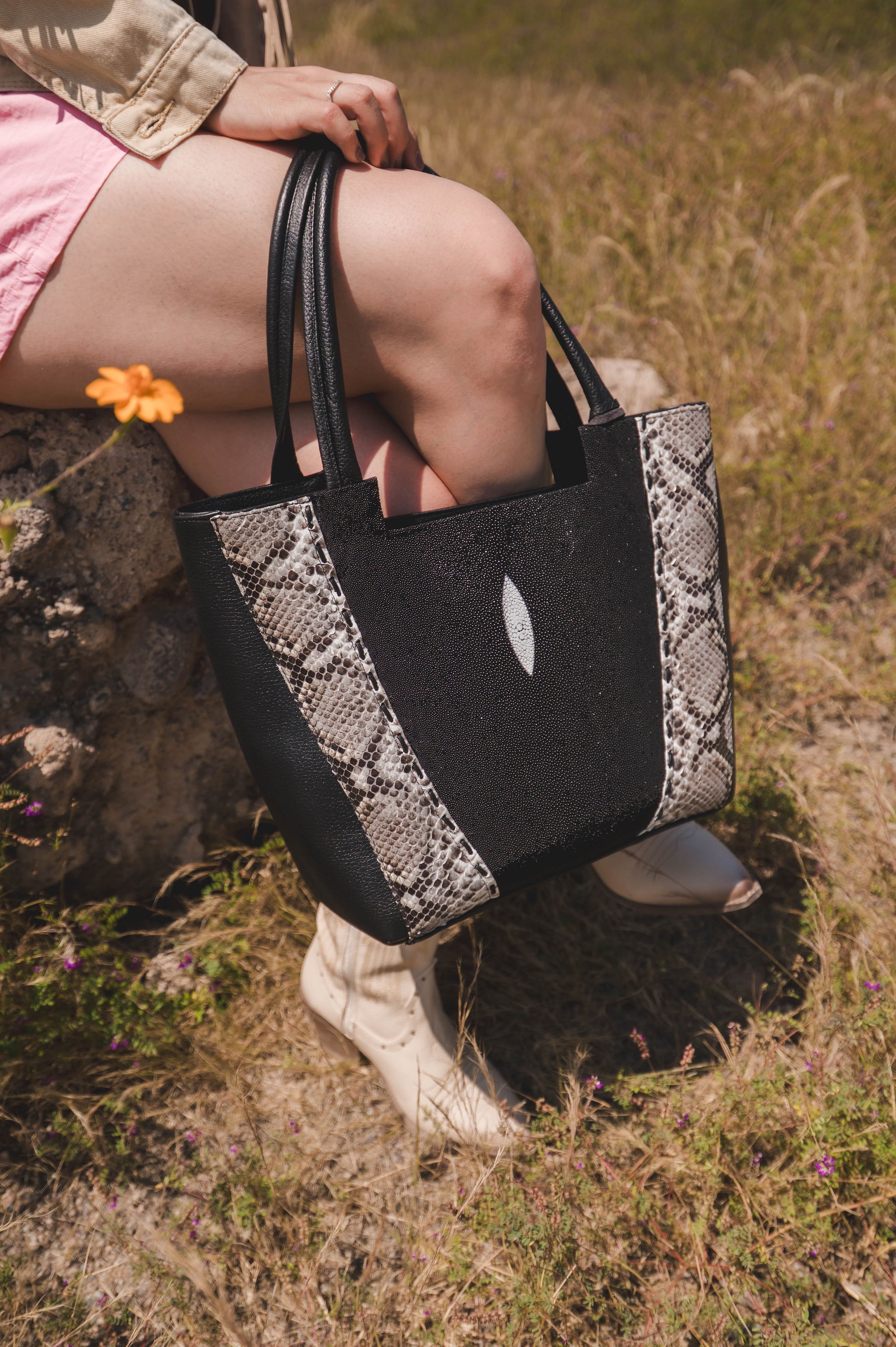 Bolso De Mantarraya Modelo Ofelia