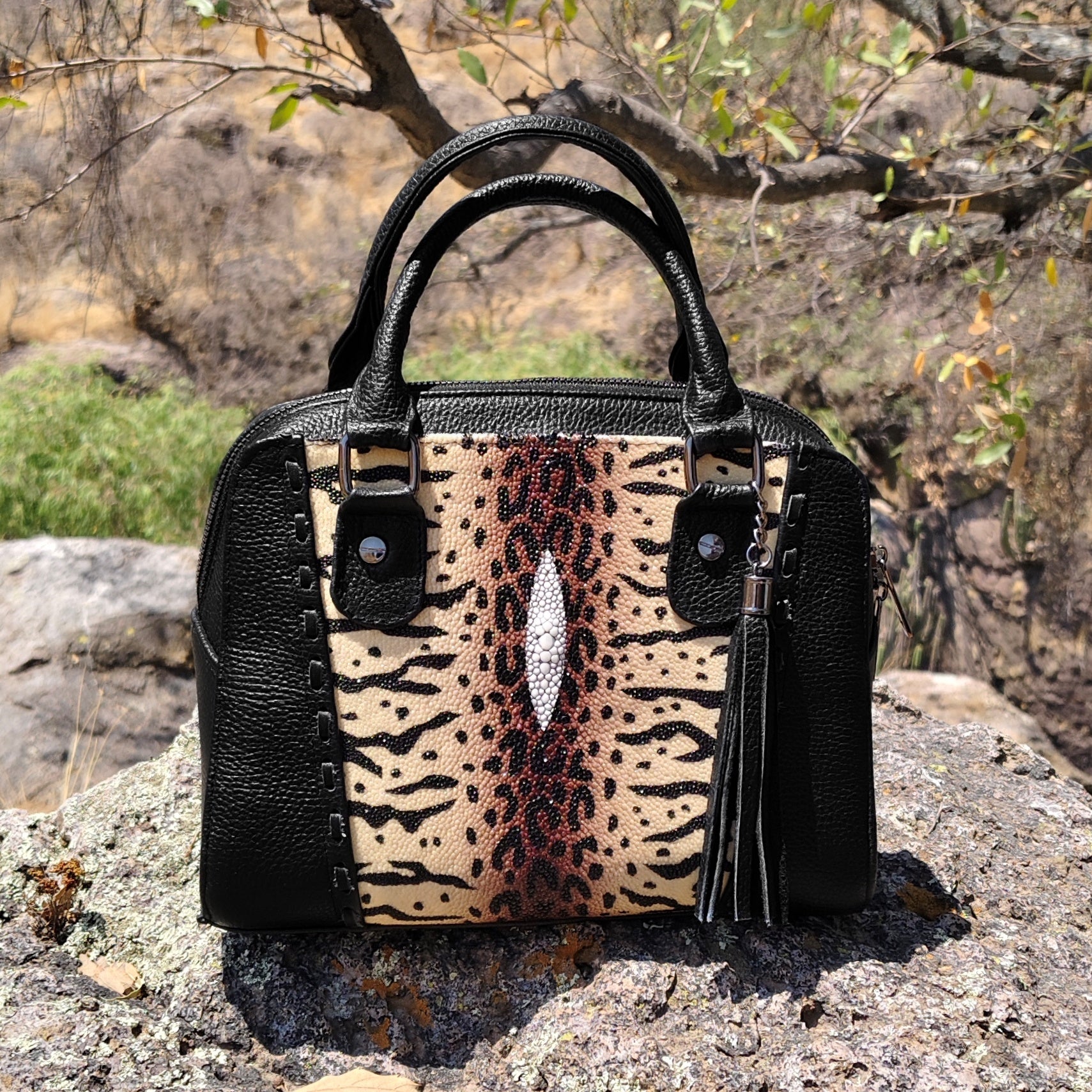 Bolso Mantarraya Print Modelo Carolina