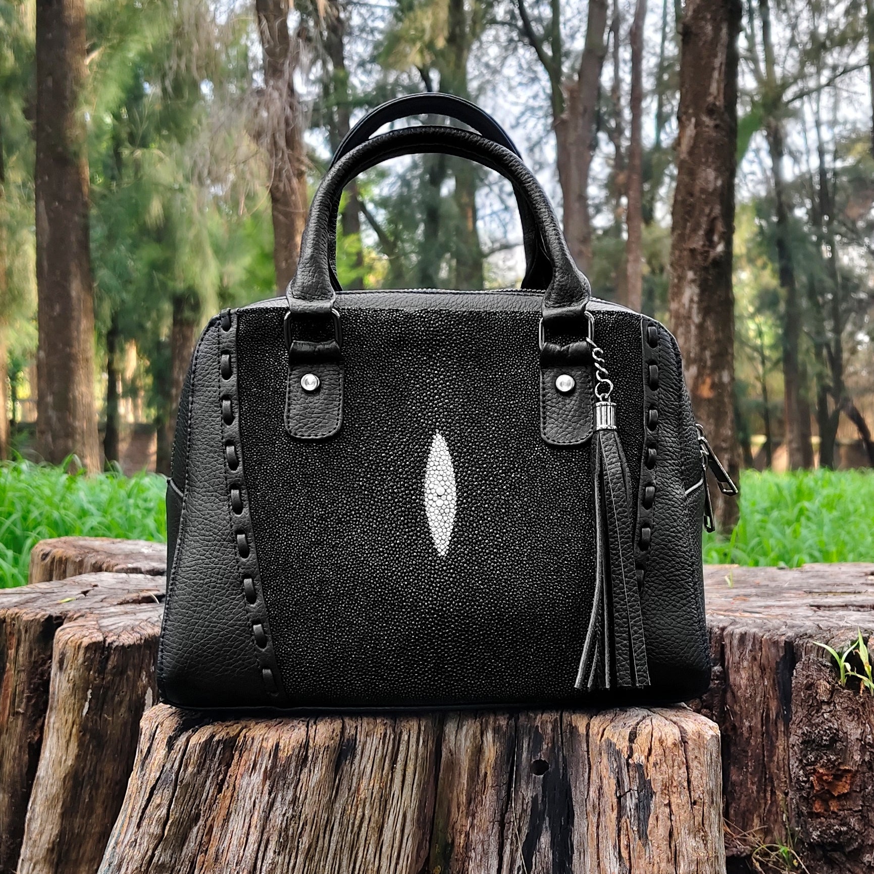 Bolso De Mantarraya Modelo Carolina