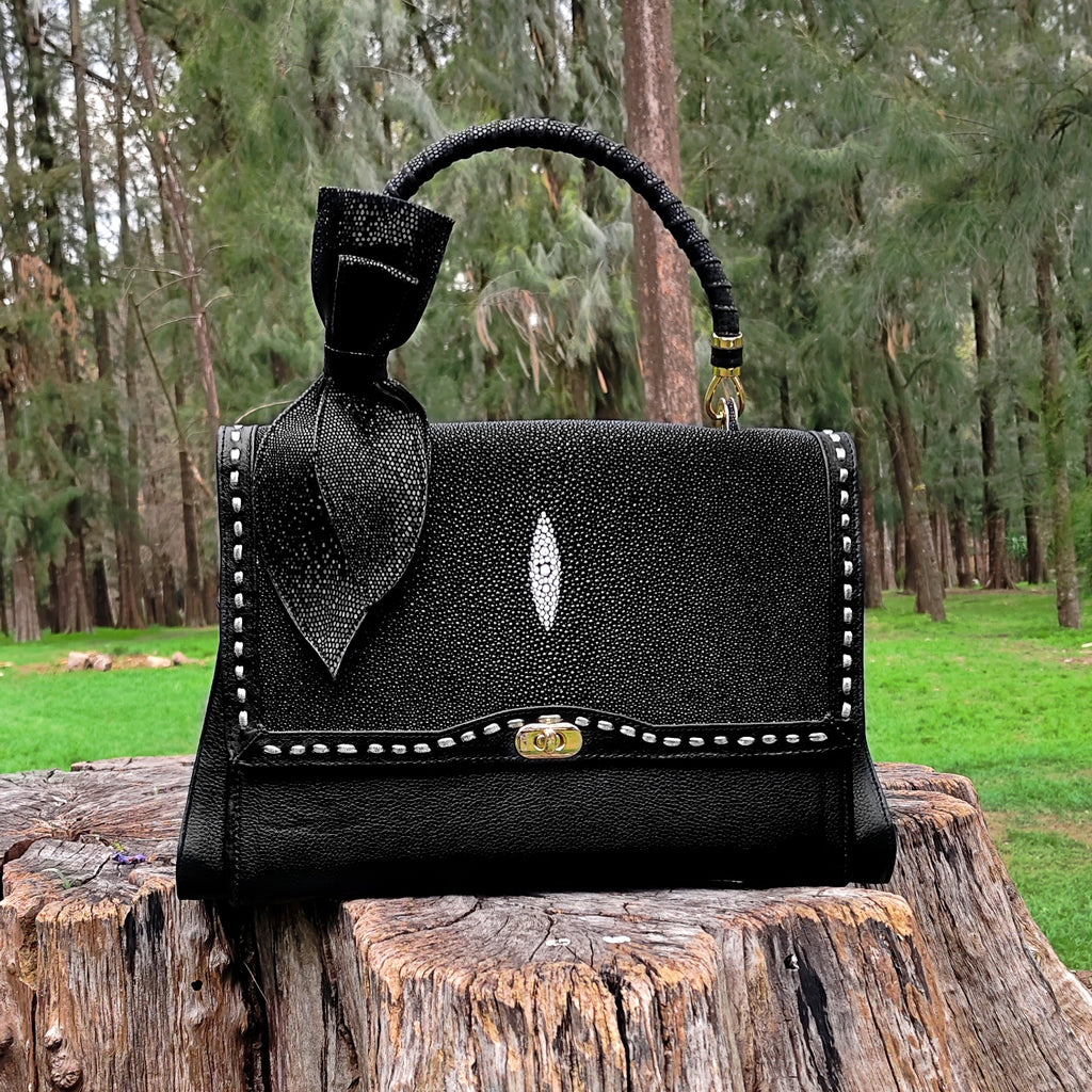 Bolso De Mantarraya Modelo Monique