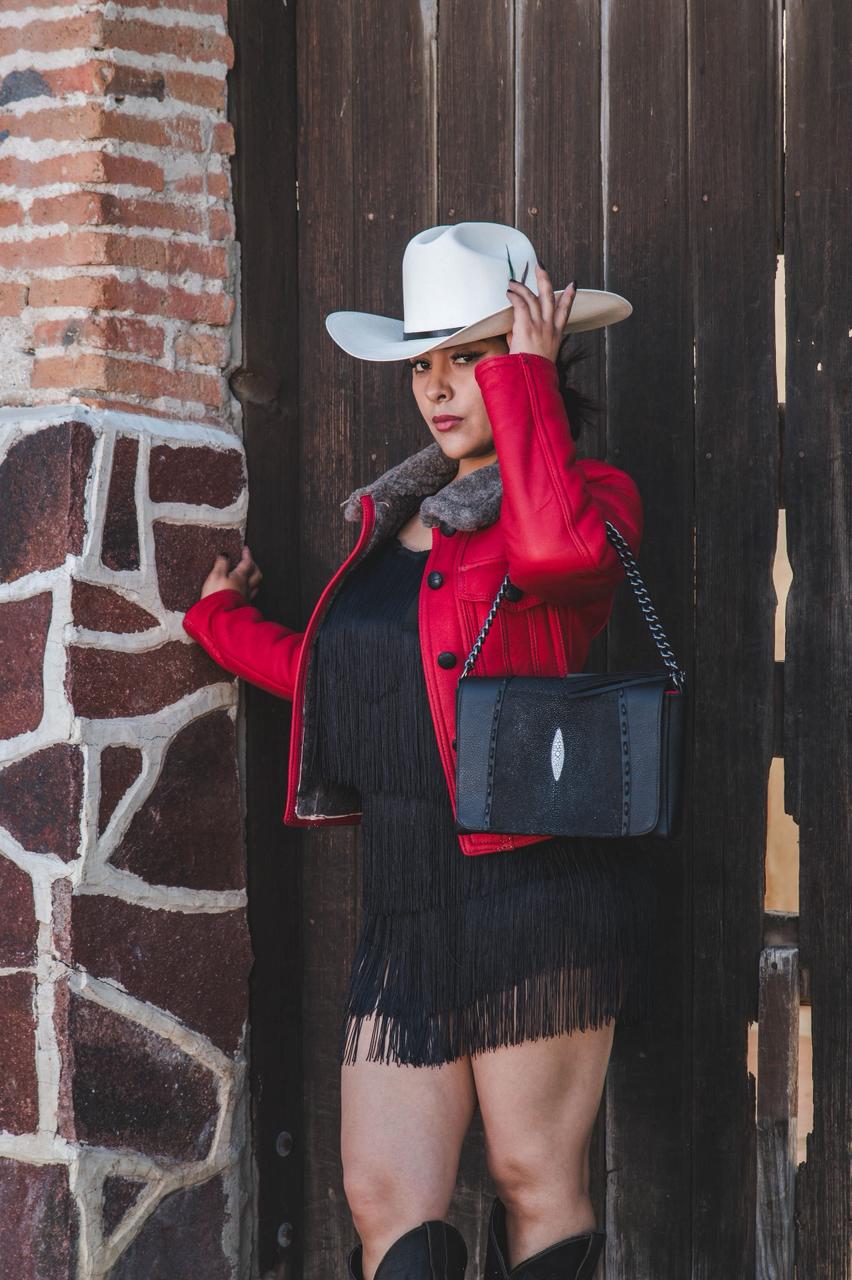 Bolso De Mantarraya Modelo Lili