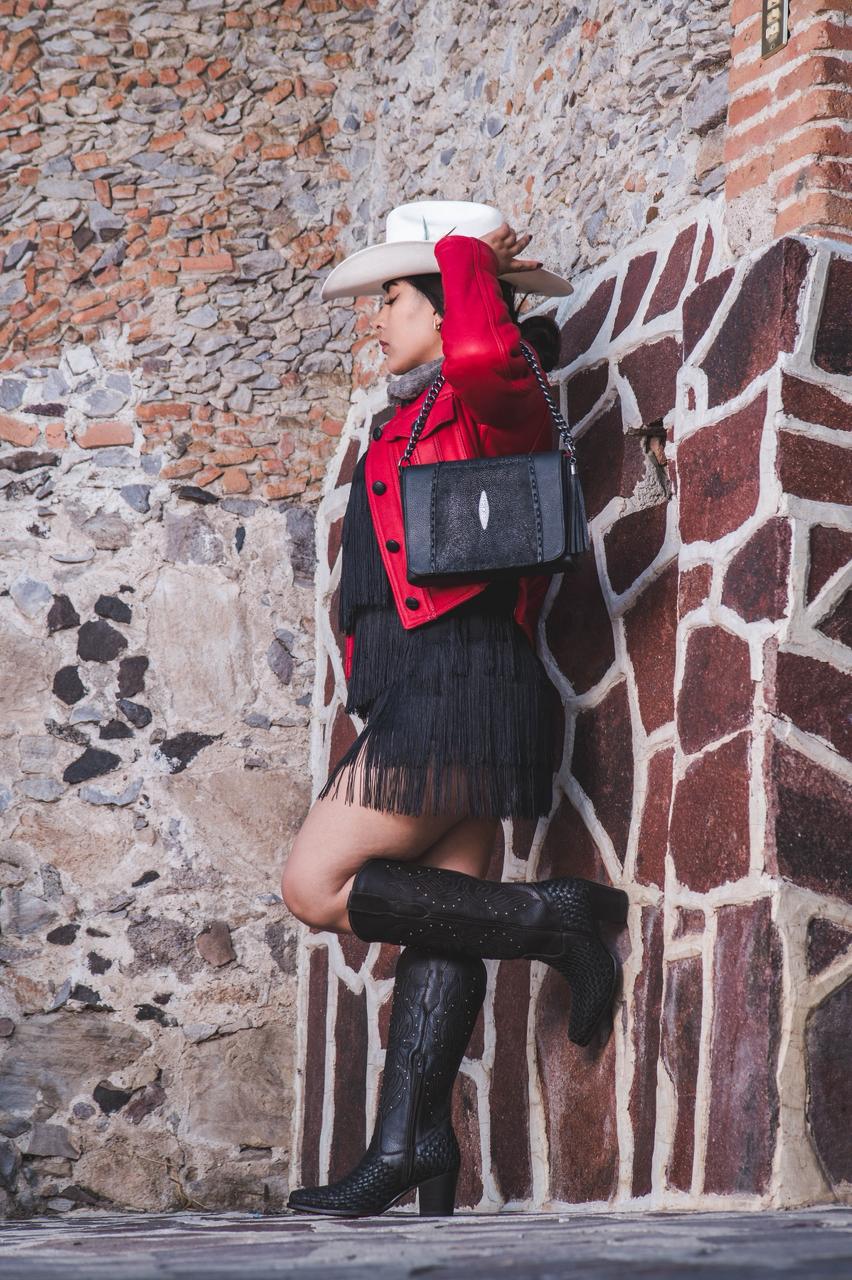 Bolso De Mantarraya Modelo Lili