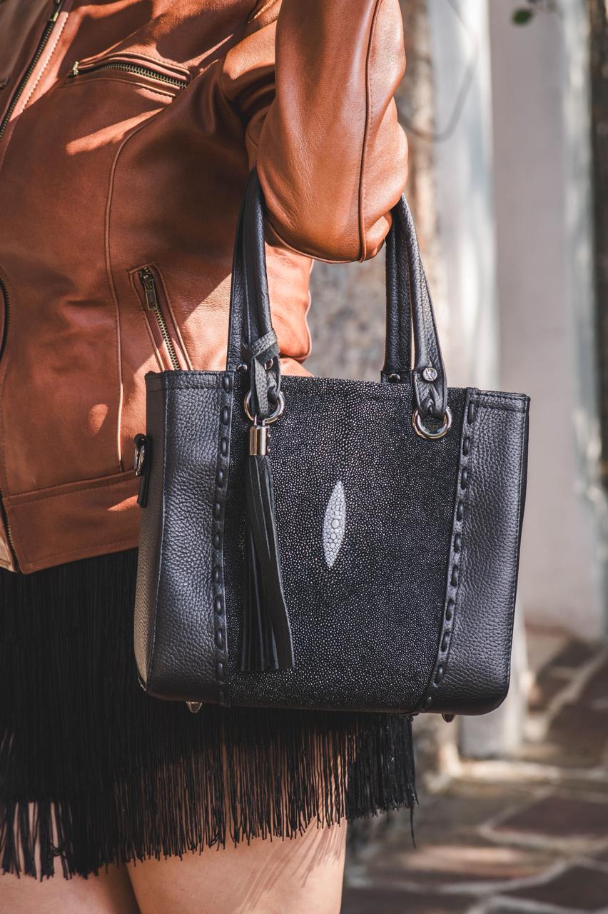 Bolso De Mantarraya Modelo Heidi