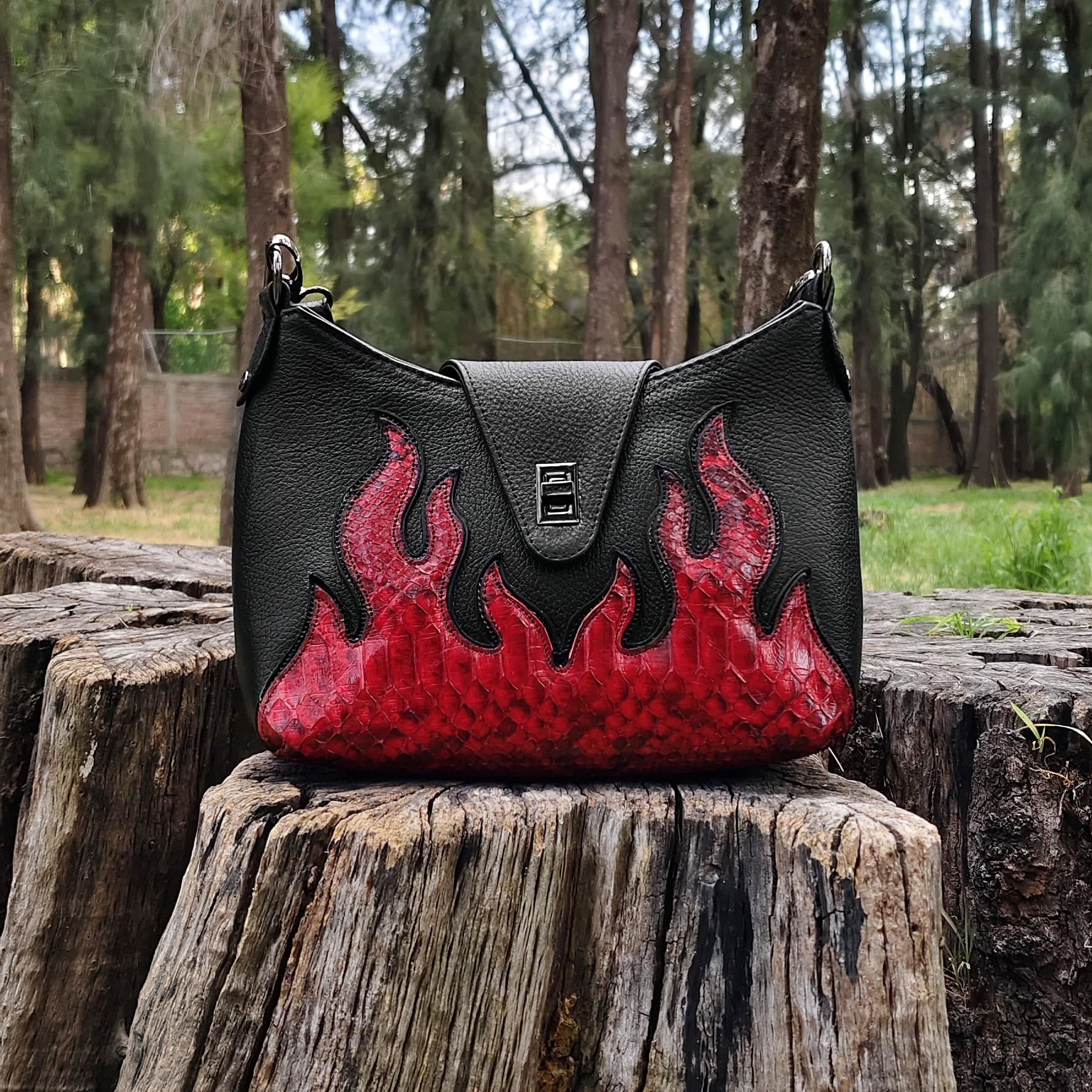 Bolso De Pitón Modelo Nuria