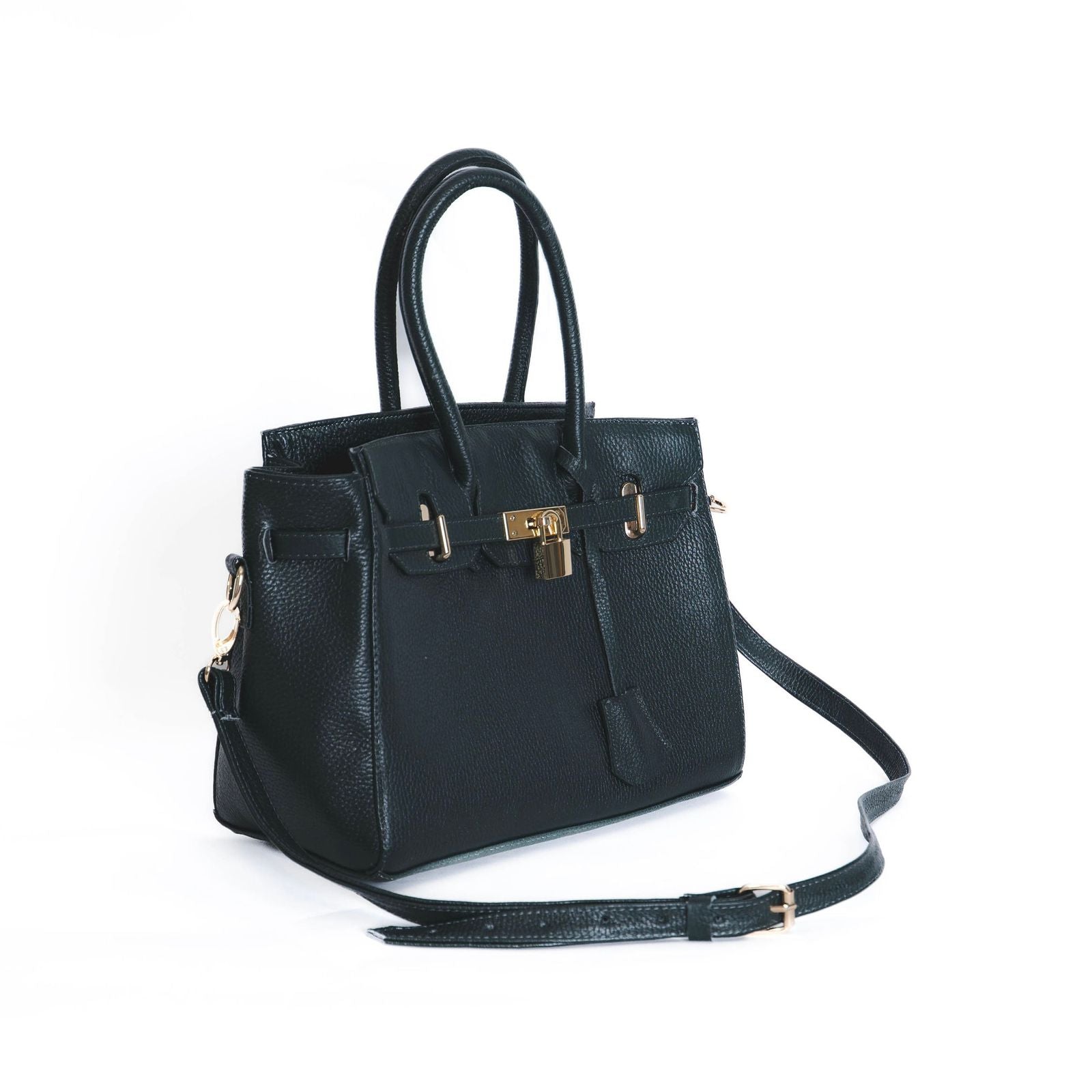 Bolso De Piel Modelo Victoria Verde