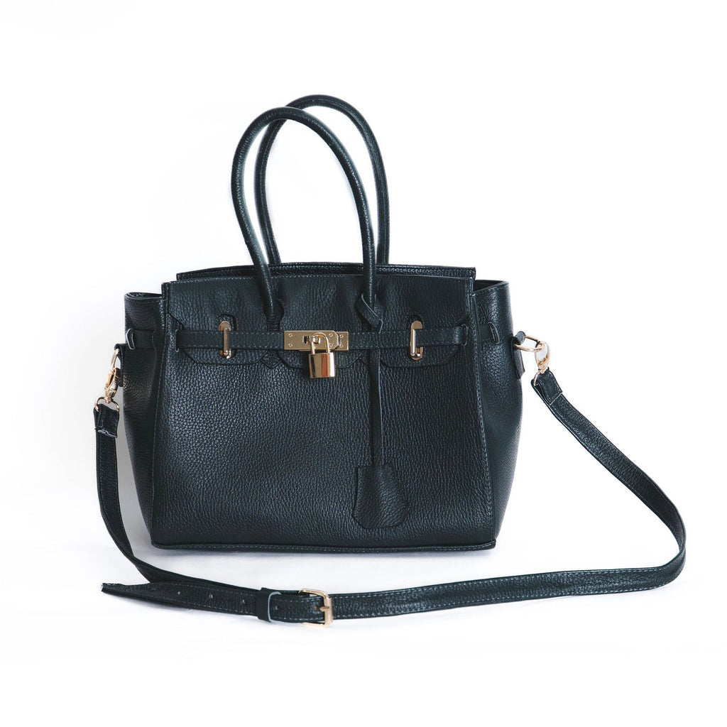 Bolso De Piel Modelo Victoria Verde