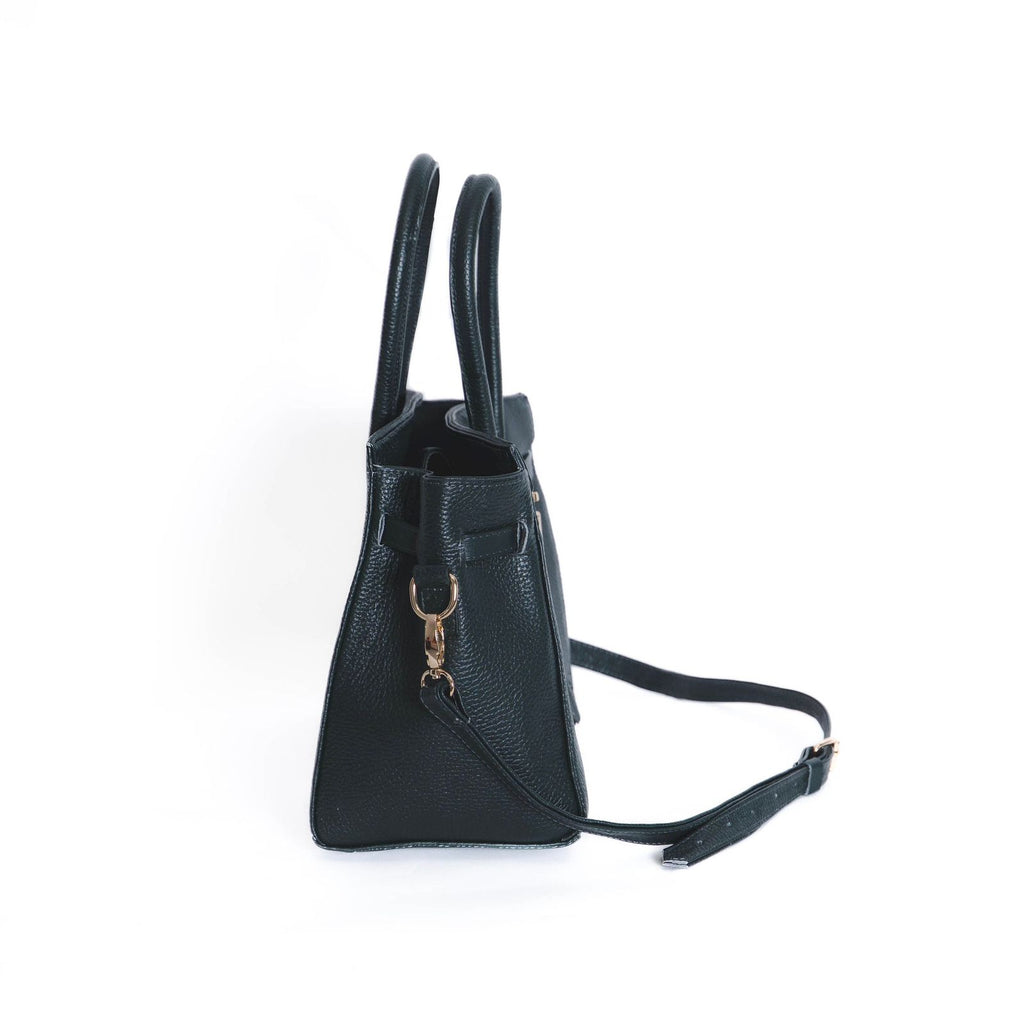 Bolso De Piel Modelo Victoria Verde