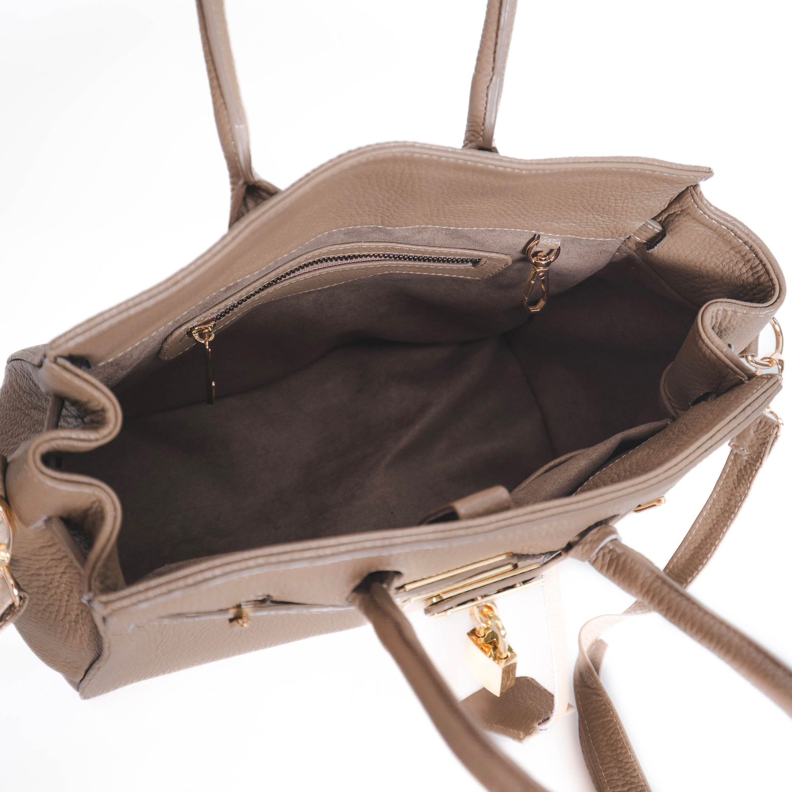 Bolso De Piel Modelo Victoria Pate