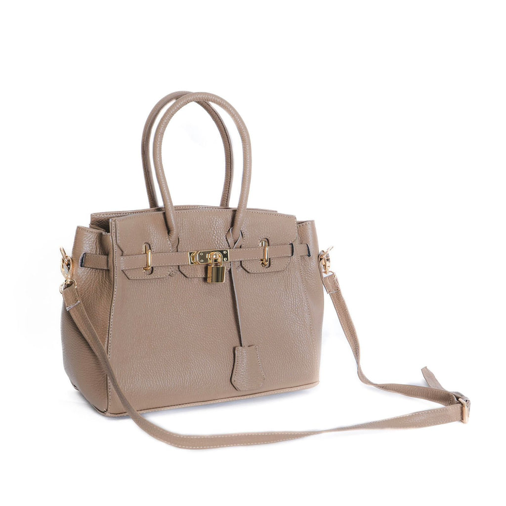 Bolso De Piel Modelo Victoria Pate