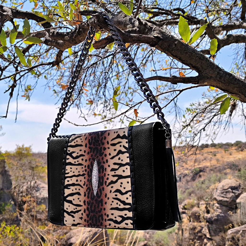 Bolso De Mantarraya Print Modelo Lili