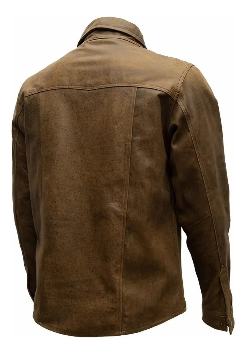 Camisola en piel genuina de ovino