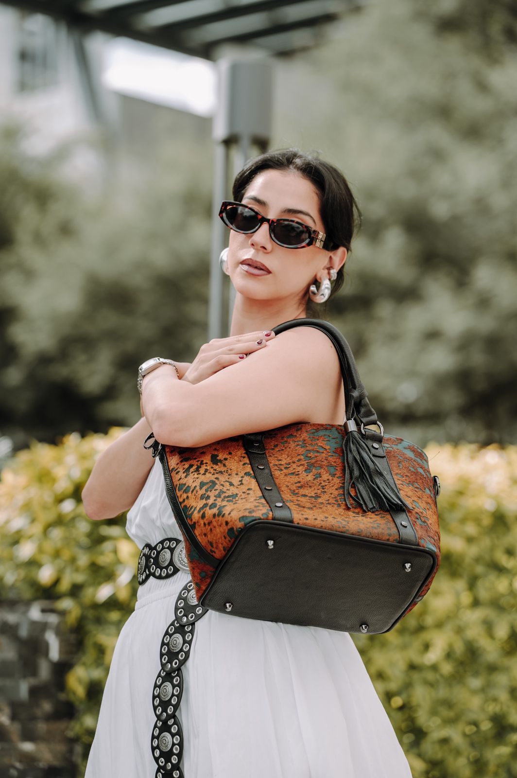 Bolso De Becerro Modelo Montana