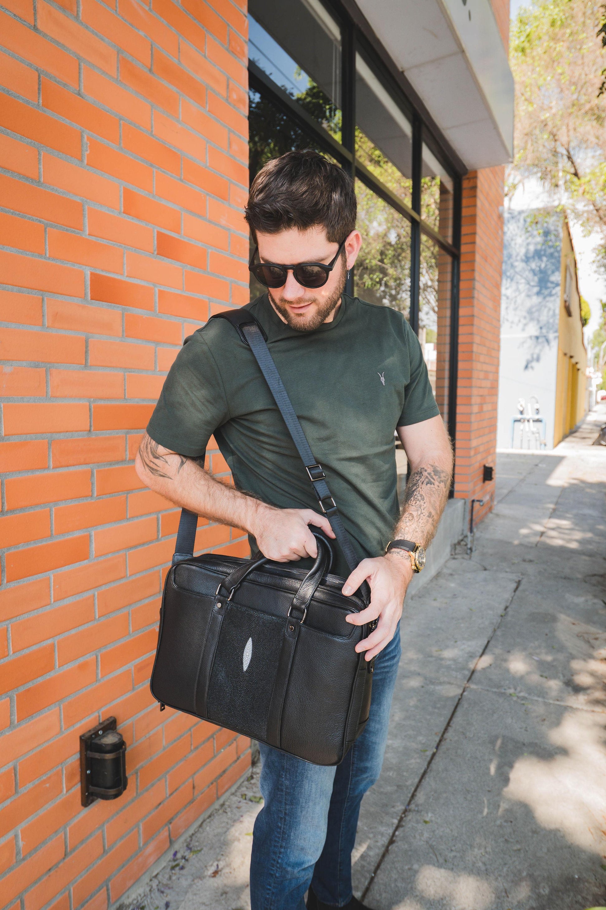 Maletín De Mantarraya Modelo Lisboa