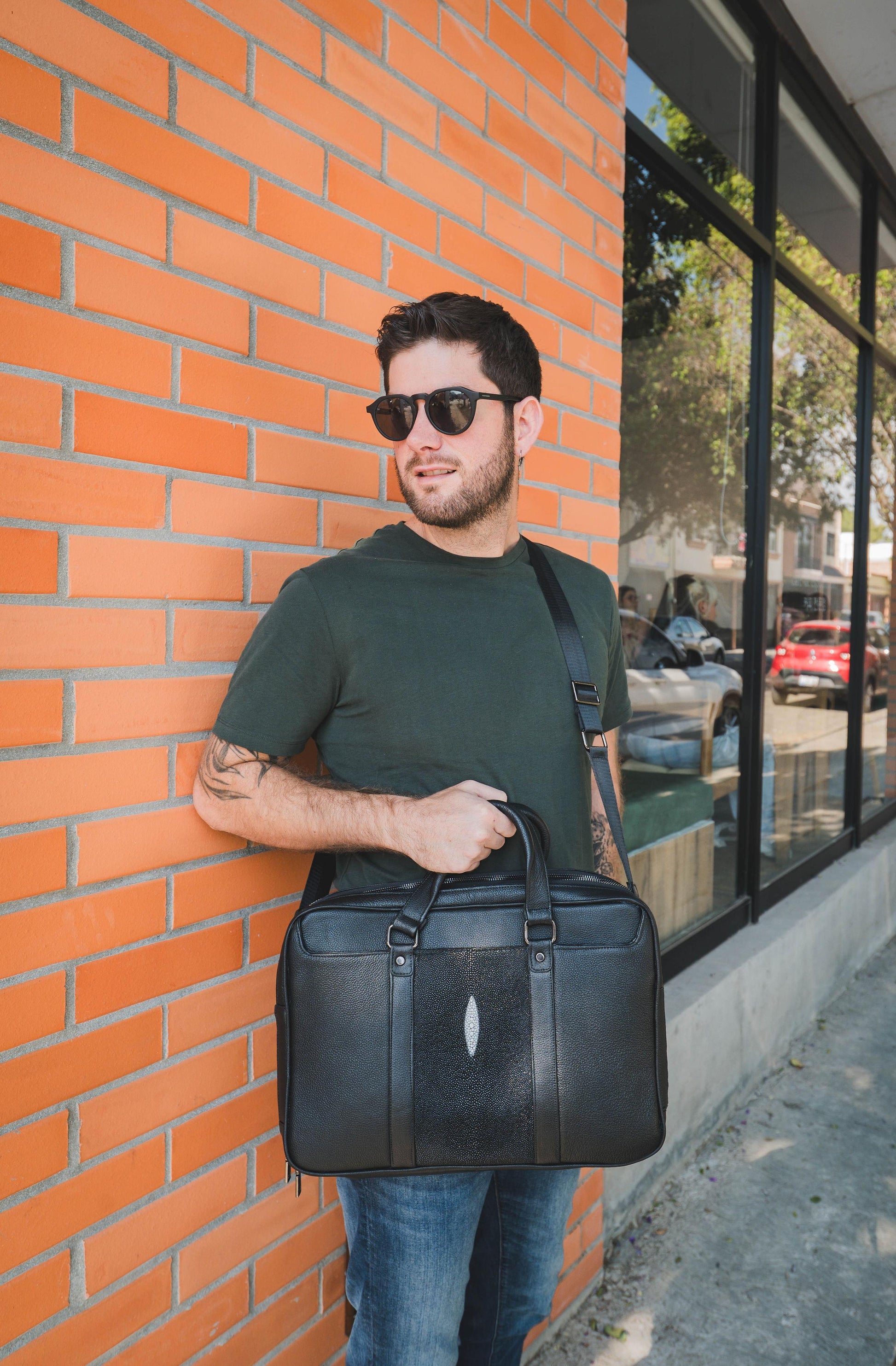 Maletín De Mantarraya Modelo Lisboa