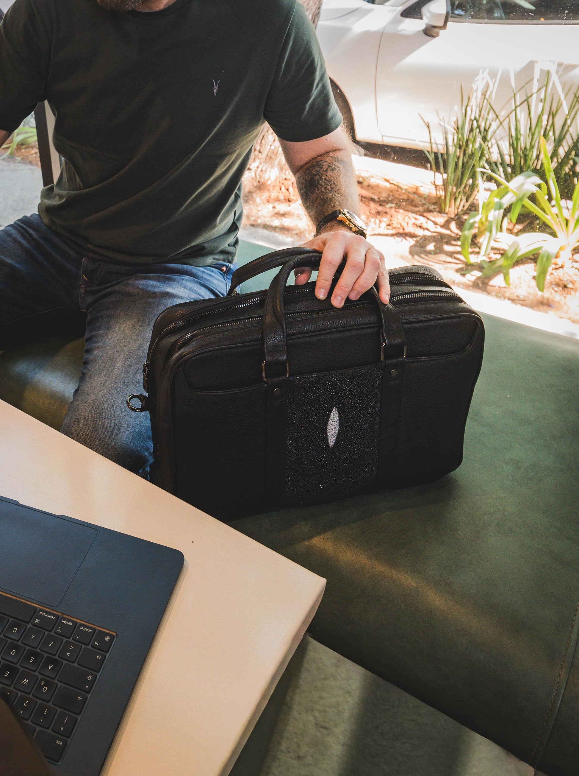 Maletín De Mantarraya Modelo Lisboa