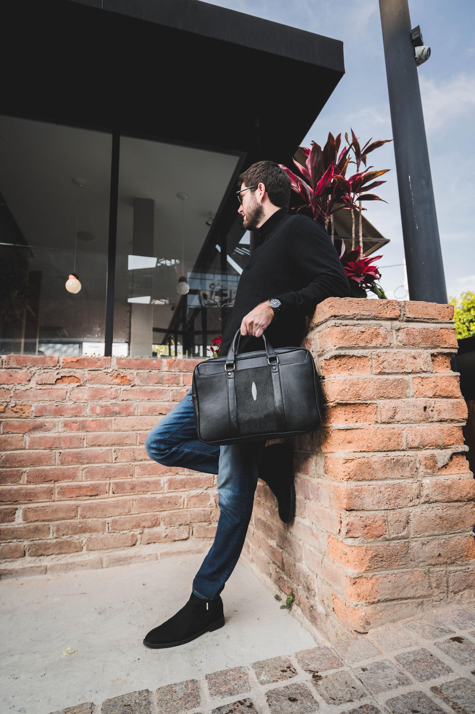 Maletín De Mantarraya Modelo Lisboa