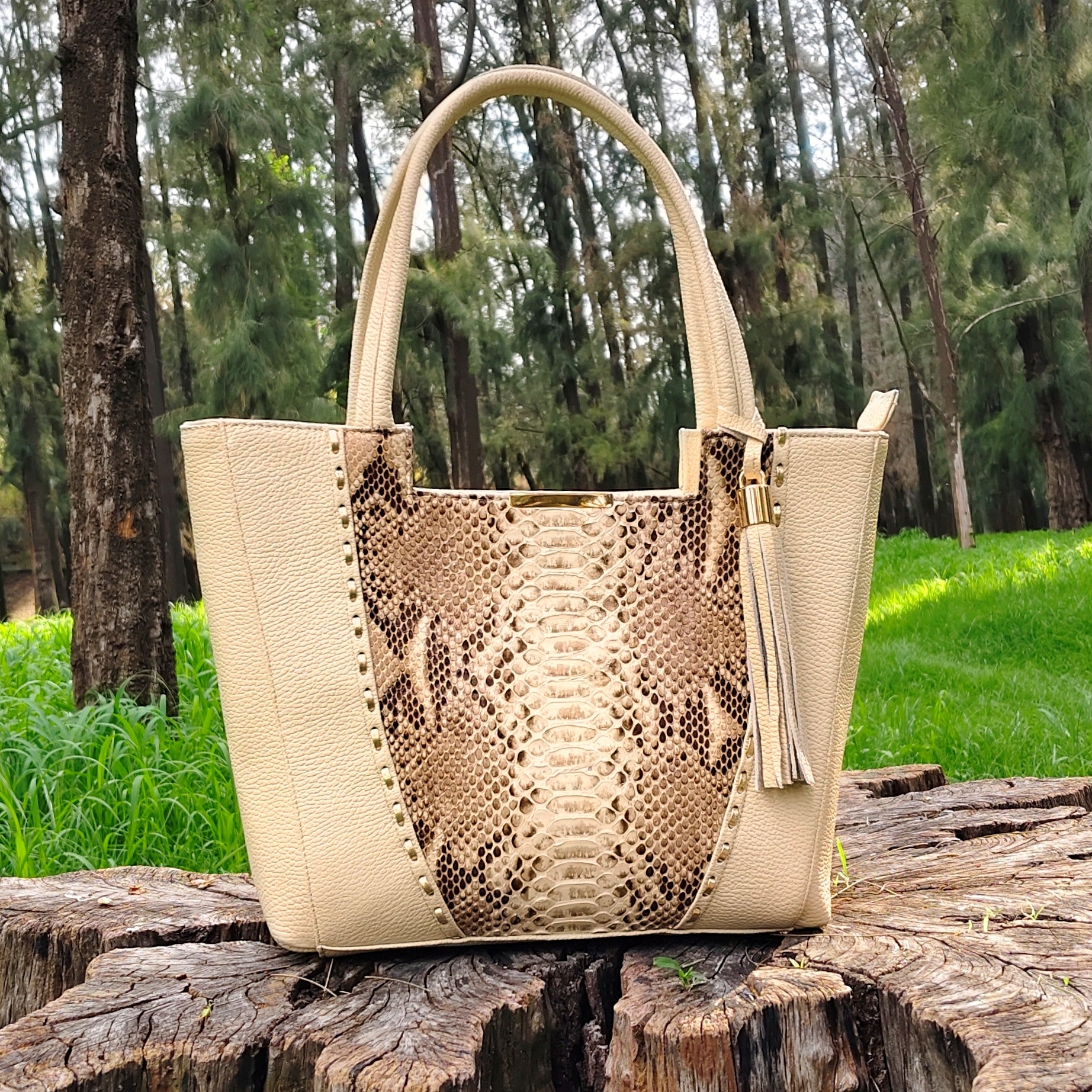 Bolso De Pitón Modelo Ofelia