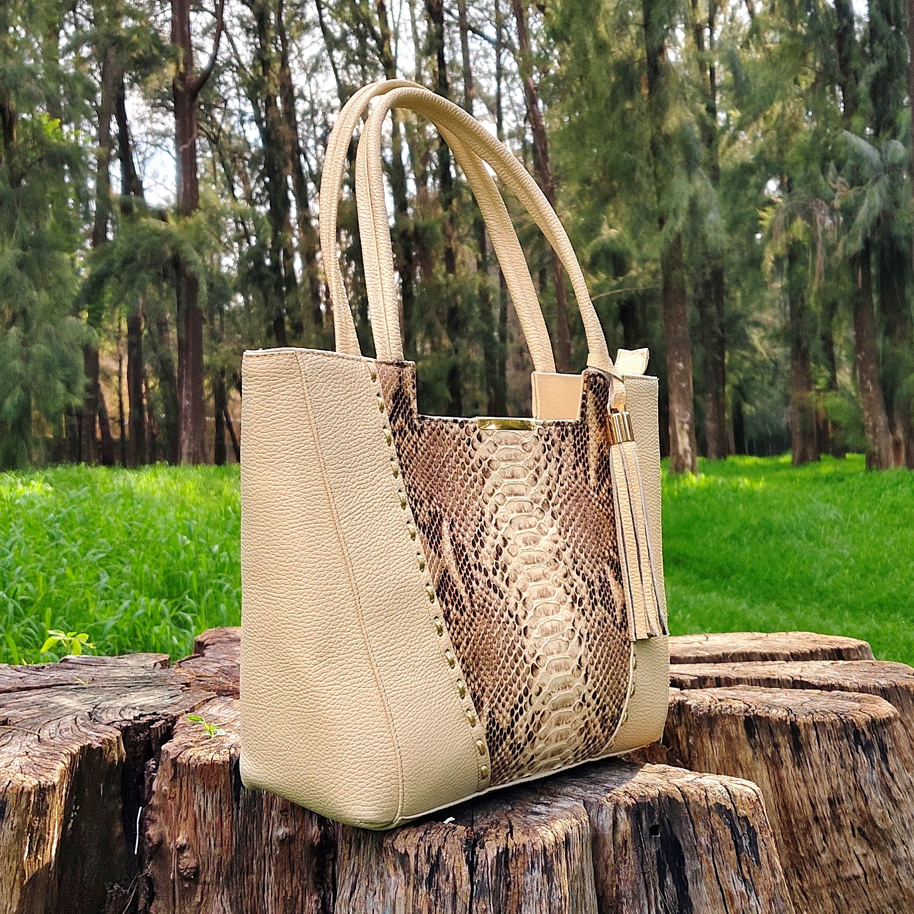 Bolso De Pitón Modelo Ofelia